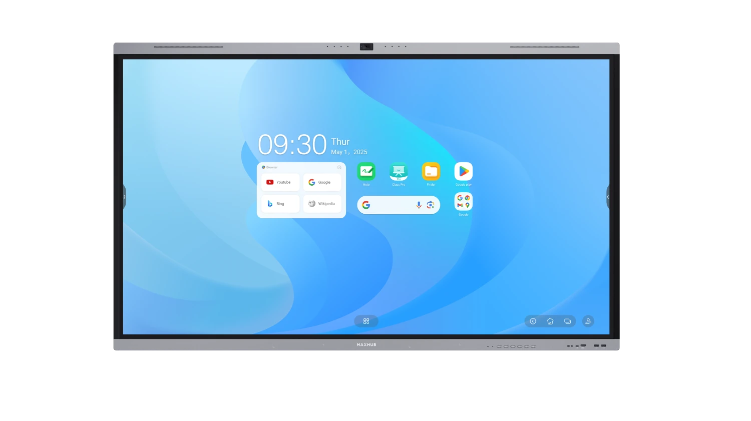 MAXHUB U6540 Série U4  Écran interactif 65" 4K Android 15 EDLA